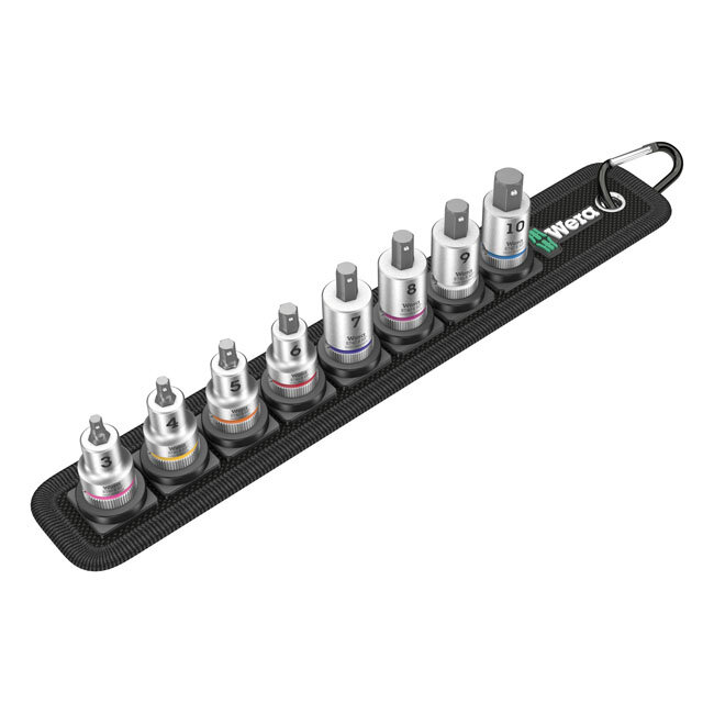 Wera socket belt with 3/8" drive Hex sockets - Metric