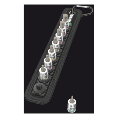 Wera socket belt with 3/8" drive Hex sockets - Metric
