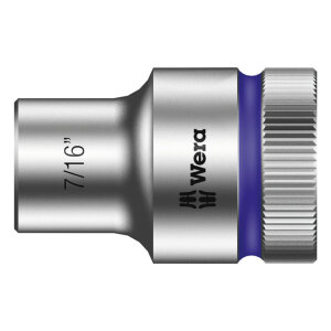 Wera Zyklop 1/2" socket - US sizes 7/16"