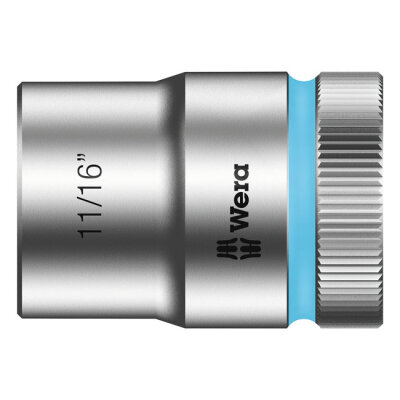 Wera Zyklop 1/2" socket - US sizes 11/16"