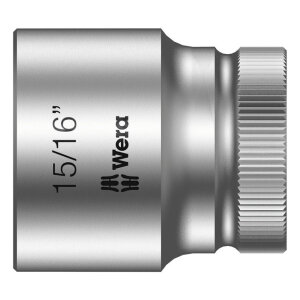 Wera Zyklop 1/2" socket - US sizes 15/16"