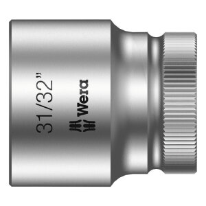 Wera Zyklop 1/2" socket - US sizes 31/32"