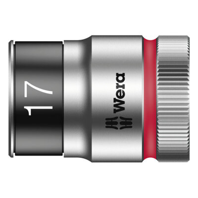 Wera Zyklop 1/2" socket with holding function - Metric 17.0