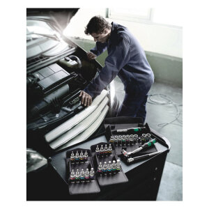 Wera Zyklop 1/2" drive Hex socket bit set - Metric