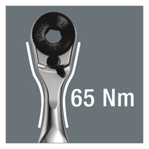 Wera Zyklop ratchet kit Mini 1, 1/4" drive Metric sizes