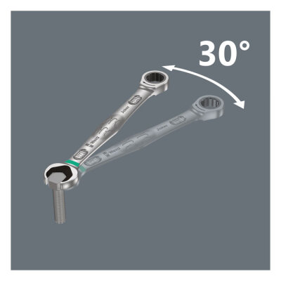 Wera ratcheting wrench open/ box end 10mm Joker - Metric