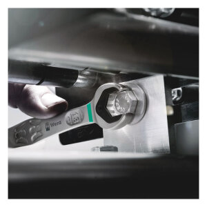 Wera ratcheting wrench open/ box end 7/16" Joker -...