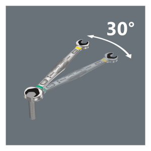 Wera wrench double open end 17/19 Joker