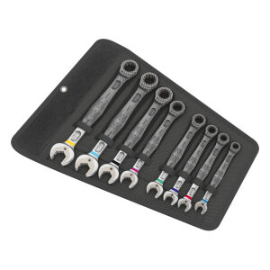 Wera ratcheting wrench set Joker open/ box end - US sizes