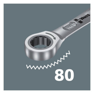 Wera ratcheting wrench set Joker open/ box end - US sizes