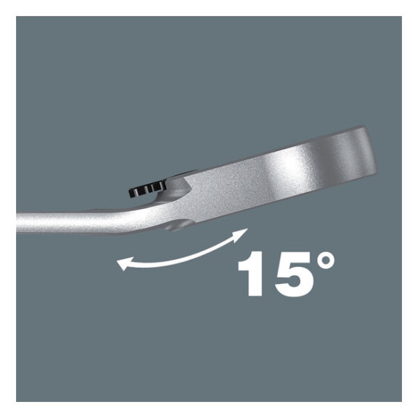 Wera ratcheting wrench Joker switch open/box end - Metric 18
