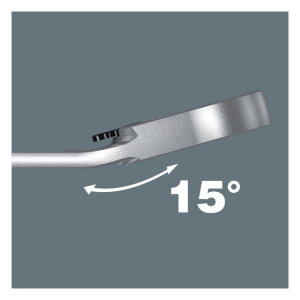 Wera ratcheting wrench Joker switch open/box end - Metric 19