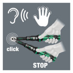 Wera 3/8" drive torque wrench 10-50 Nm with ratchet