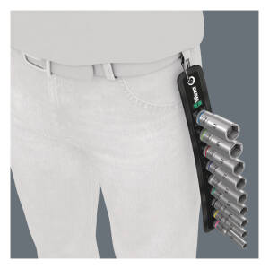Wera, socket belt with hex deep sockets - Metric