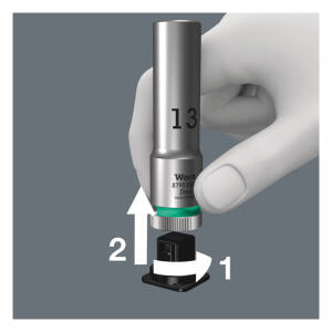 Wera, socket belt with hex deep sockets - Metric