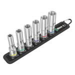 Wera, socket belt with 1/2" drive hex deep sockets -...