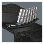 Wera, socket belt with 1/2" drive hex deep sockets - Metric