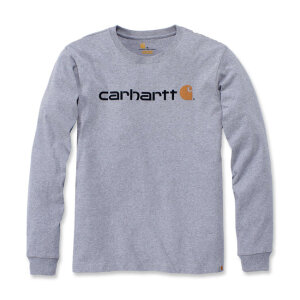 Carhartt Logo graphic long sleeve heather gray Size L