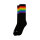 American Socks Mid high Rainbow Pride Black rainbow striped One size fits most; 20 cm