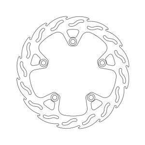 Moto-Master Flame series fixed brake rotor