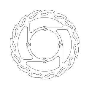 Moto-Master Flame series fixed brake rotor