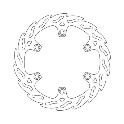 *6 DAYS EXTRA TRANSIT TIME* Moto-Master Flame series fixed brake rotor