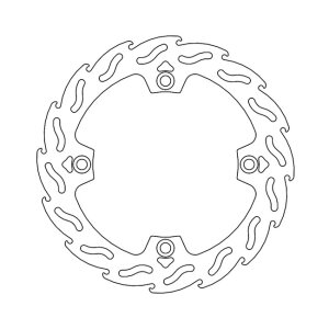 Moto-Master Flame series fixed brake rotor