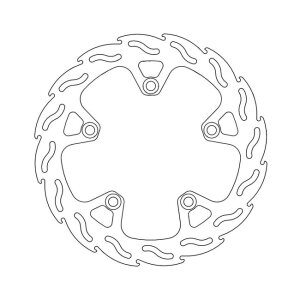 Moto-Master Flame series fixed brake rotor