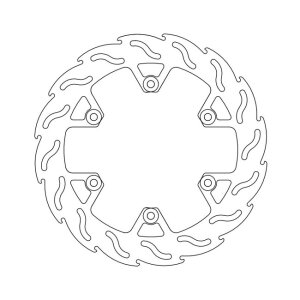 Moto-Master Flame series fixed brake rotor