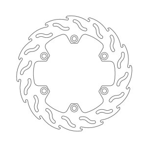 Moto-Master Flame series fixed brake rotor