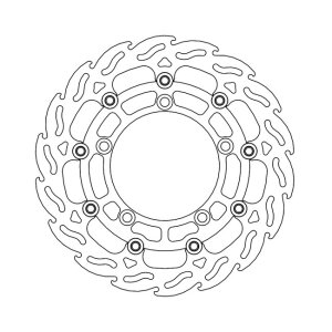 Moto-Master Flame series floating brake rotor