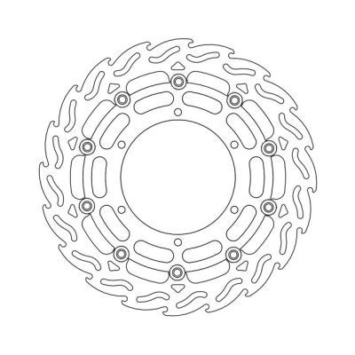 Moto-Master Flame series floating brake rotor