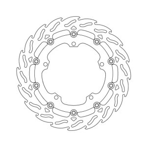 Moto-Master Flame series floating brake rotor