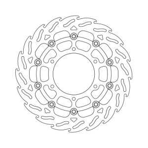 Moto-Master Flame series floating brake rotor