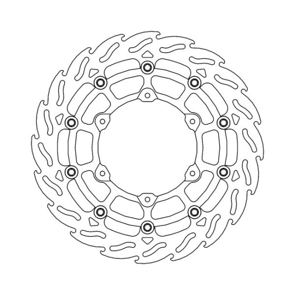 Moto-Master Flame series floating brake rotor