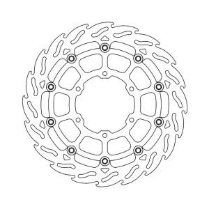 Moto-Master Flame series floating brake rotor