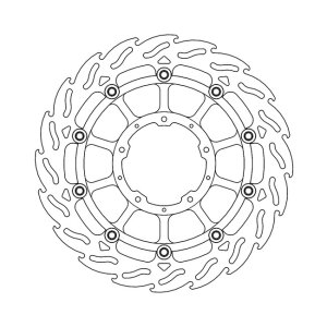 Moto-Master Flame series floating brake rotor