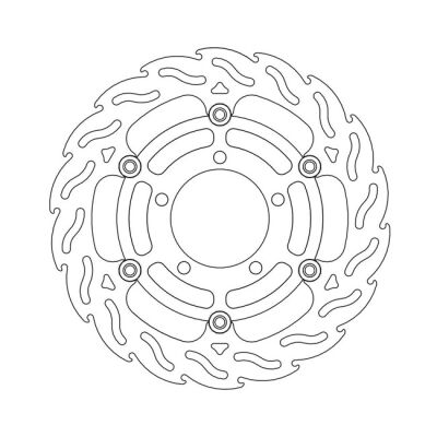 Moto-Master Flame series floating brake rotor