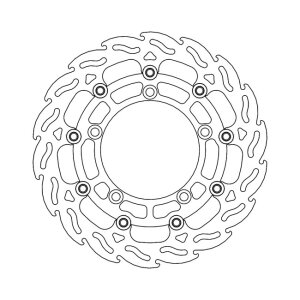 Moto-Master Flame series floating brake rotor