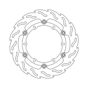 Moto-Master Flame series floating brake rotor