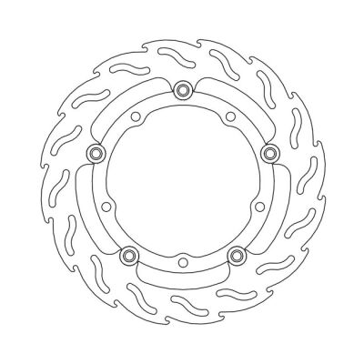 Moto-Master Flame series floating brake rotor