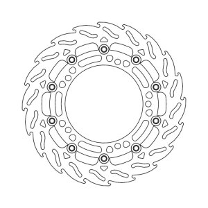 Moto-Master Flame series floating brake rotor