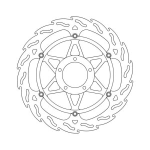 Moto-Master Flame series floating brake rotor