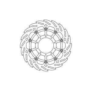 Moto-Master Flame series floating brake rotor