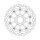 Moto-Master Flame series floating brake rotor