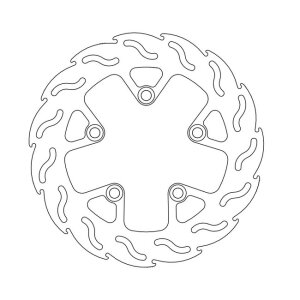 *6 DAYS EXTRA TRANSIT TIME* Moto-Master Flame series brake rotor