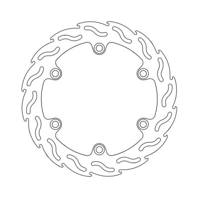 Moto-Master Flame series brake rotor