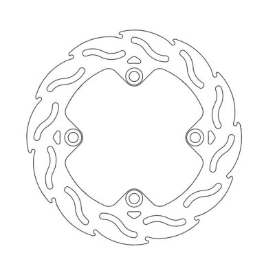 *6 DAYS EXTRA TRANSIT TIME* Moto-Master Flame series brake rotor