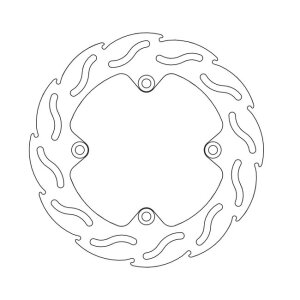 Moto-Master Flame series brake rotor
