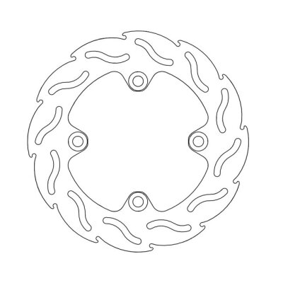 Moto-Master Flame series brake rotor